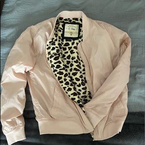 Light pink bomber jacket